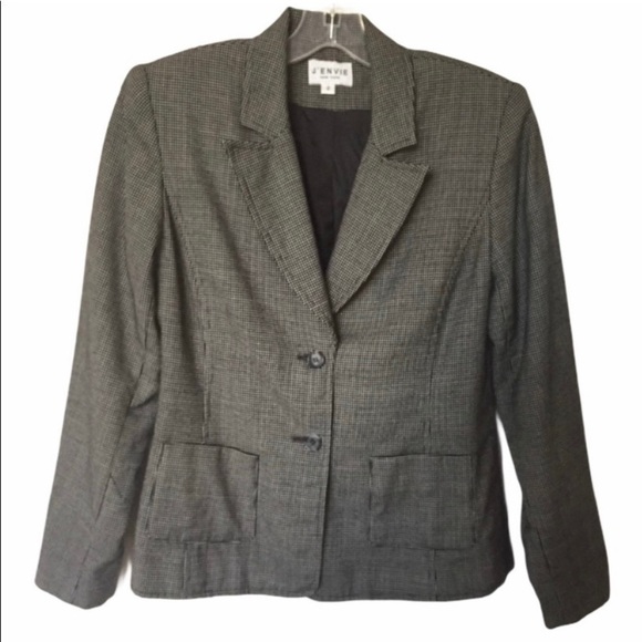 J Envie Jacket Blazer Black Size 2 - Picture 2 of 10